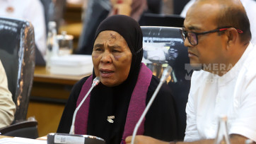 RDP Korban Pelanggaran HAM Saudah dengan Komisi XIII DPR di Jakarta