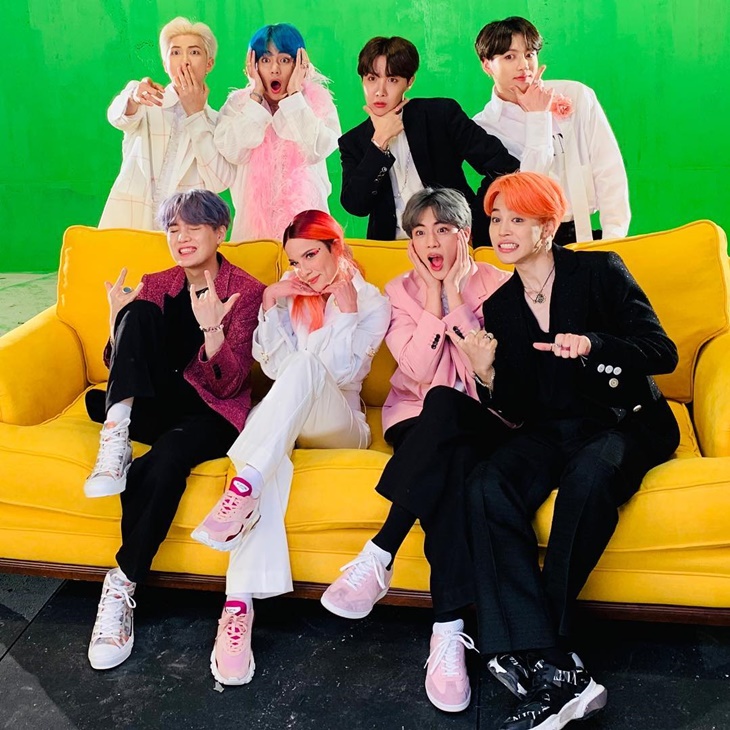 halsey X BTS