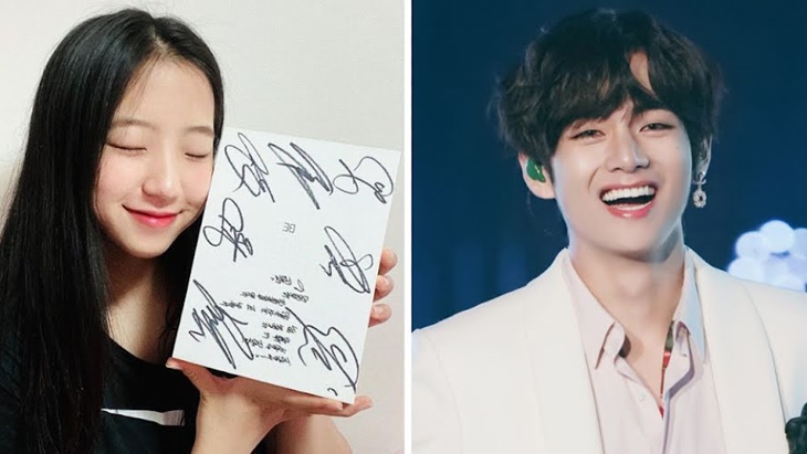 Bikin Iri, V BTS Beri Dukungan pada Atlet Shin Yubin