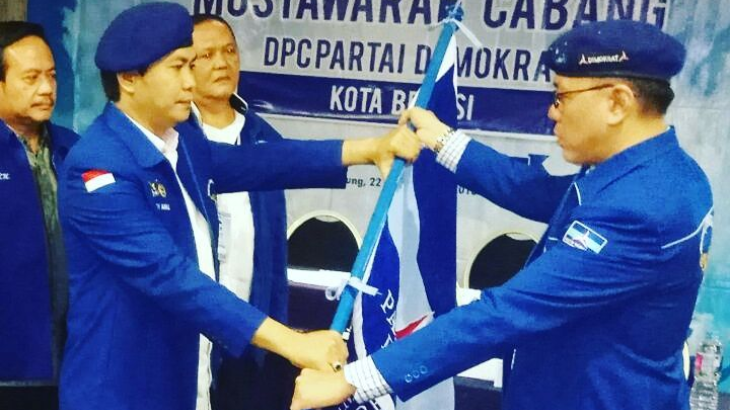 Tokoh Tionghoa Ronny Hermawan Pimpin DPC Partai Demokrat Kota Bekasi