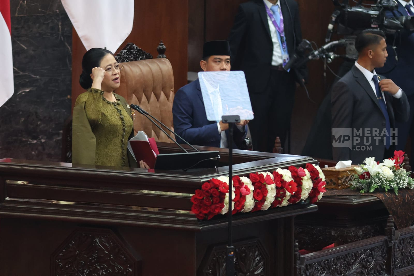 Ketua DPR Puan Maharani Sampaikan Pidato dalam Rapat Paripurna RUU APBN 2027