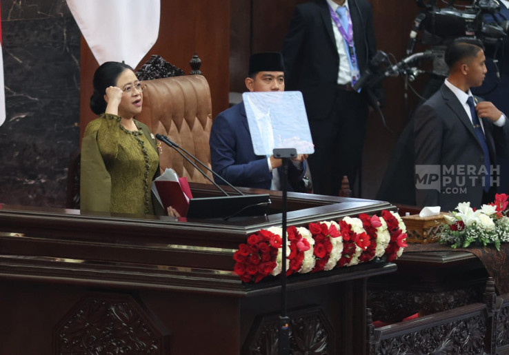 Ketua DPR Puan Maharani Sampaikan Pidato dalam Rapat Paripurna RUU APBN 2027