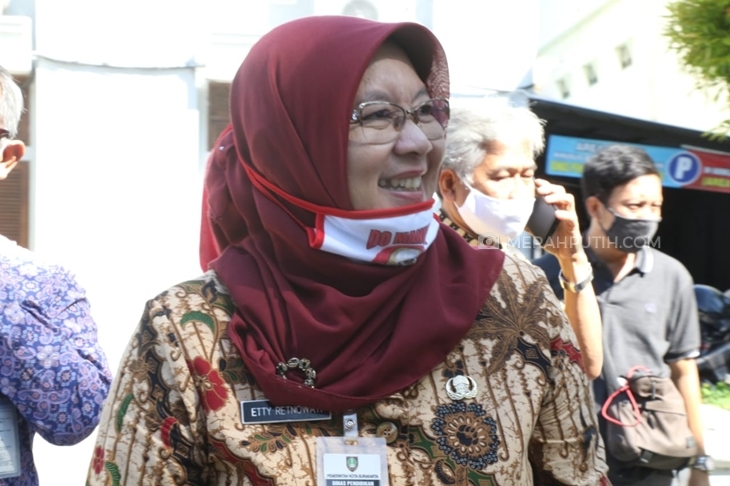 Kepala Disdik Solo, Jawa Tengah, Etty Retnowati. (MP/Ismail)