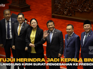 Setujui Herindra Jadi Kepala BIN, DPR Langsung Kirim Surat Pengesahan ke Presiden