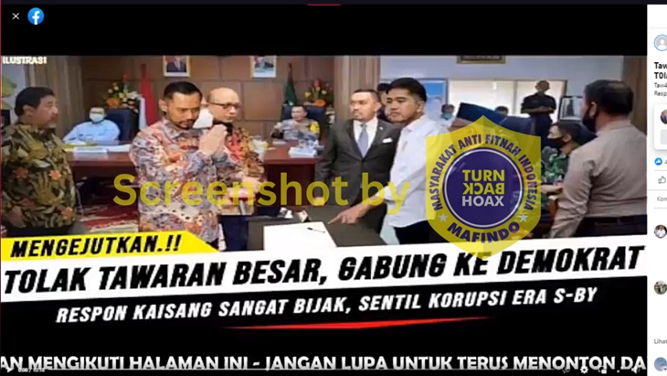 [HOAKS atau FAKTA]: Kaesang Tolak Tawaran Gabung Partai Demokrat