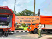 BPBD DKI Buat Posko Dapur Air di Jaktim untuk Pemudik Motor