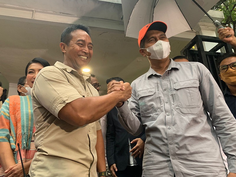 Andika dan Politisi PKS Abdul Haris. (Foto: MP/Ponco)