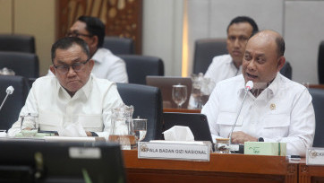 RDP Badan Gizi Nasional dengan Komisi IX DPR Bahas Program Makan Bergizi Gratis