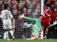 Tampil Gemilang Lawan Liverpool, Thibaut Courtois Belum Mampu Selamatkan Real Madrid dari Kekalahan