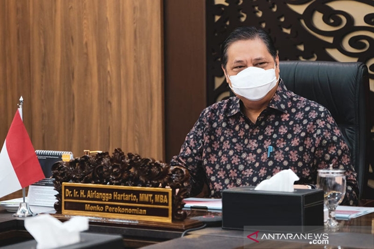 Menteri Koordinator Bidang Perekonomian Airlangga Hartarto. ANTARA/HO-Kemenko Perekonomian/pri. (ANTARA/HO-Kemenko Perekonomian)