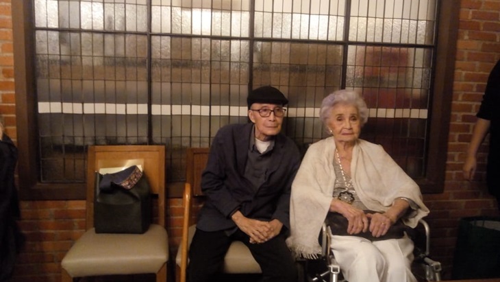 Sapardi Djoko Damoni dan Rose Pandanwangi. (MP/Zaimul)