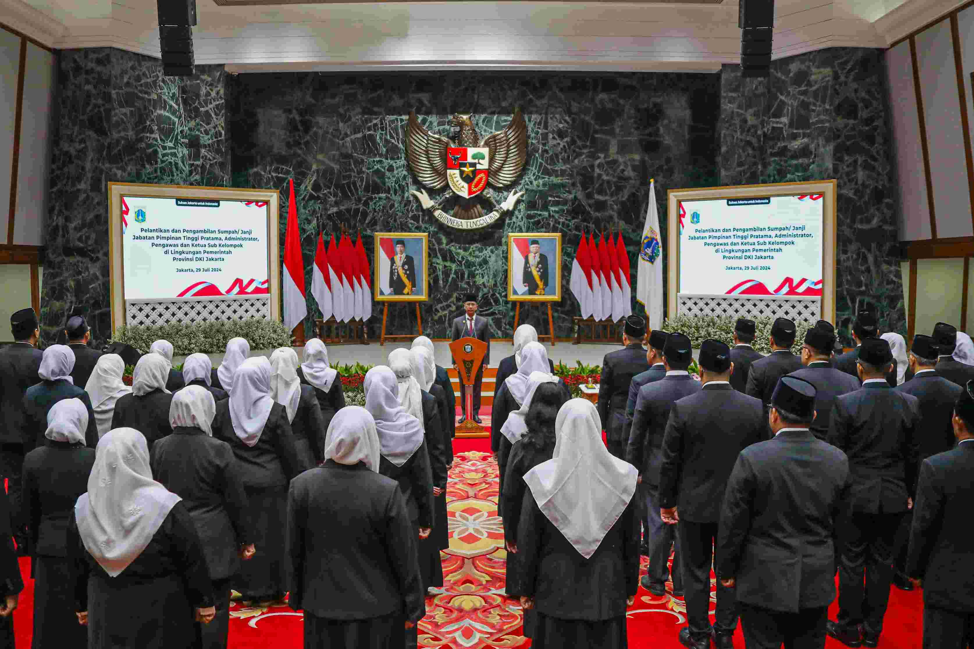 71 Pejabat Baru di Lingkungan Pemprov DKI Diminta Bantu Wujudkan Jakarta Jadi Kota Global