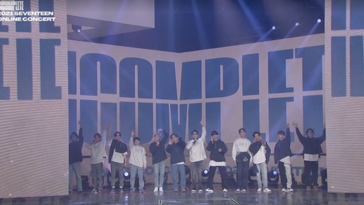 Konser online pertama SEVENTEEN pada waktu itu. (Foto: Koreaboo)