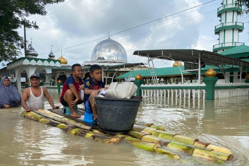 16.987 KK Terdampak Banjir di Serdang Bedagai Sumatra Utara