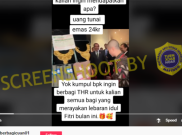 [HOAKS atau FAKTA] : Jokowi Bagikan THR Berupa Emas 24 Karat