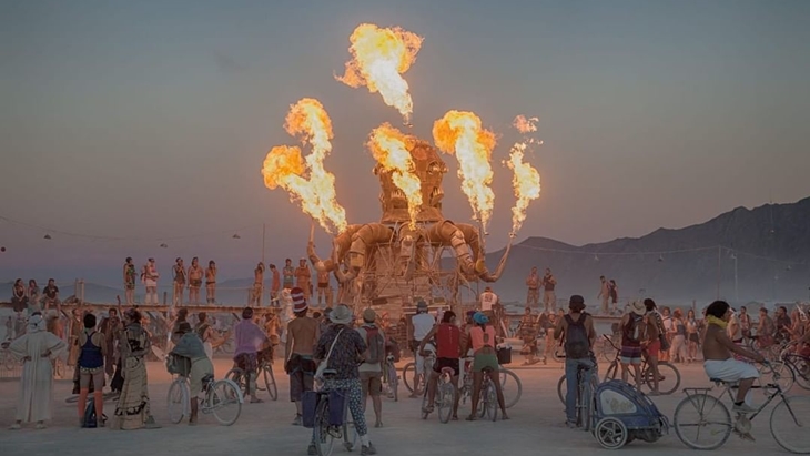 Burning Man Festival. (Foto: instagram.com/rolling_pandas)