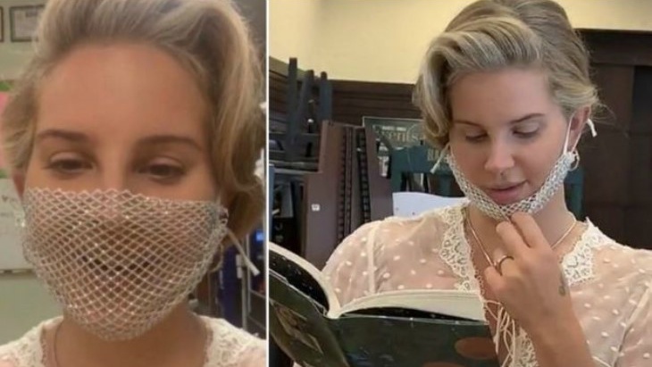 Lana Del Rey Diserang Warganet Perkara Masker Model Jaring