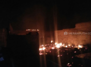 Kebakaran Hebat Landa Belasan Rumah di Cianjur 