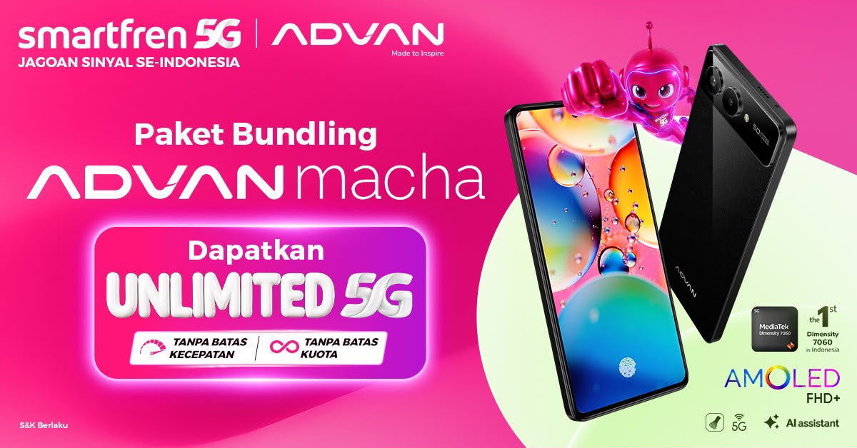 ADVAN Rilis Smartphone 5G Macha, Performa dan Konektivitas untuk Generasi Digital