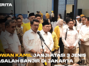 Ridwan Kamil Janji Atasi 3 Jenis Masalah Banjir di Jakarta