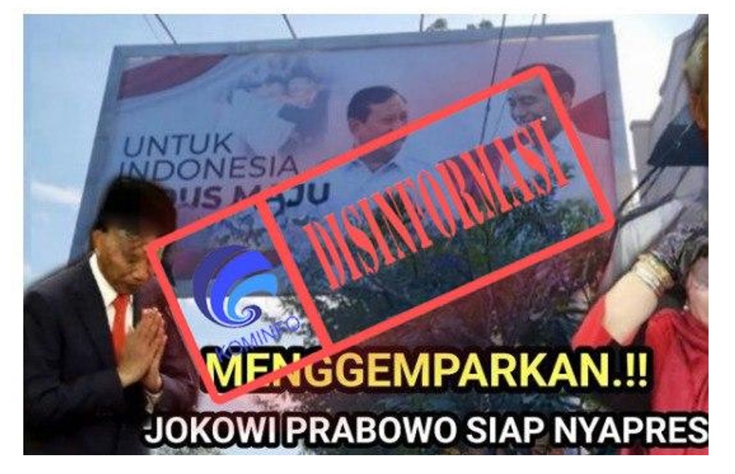 [HOAKS atau FAKTA]: Jokowi-Prabowo Siap Berpasangan di Pilpres 2024