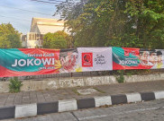 Jelang Pensiun dan Mudik, Spanduk Ucapan Terima Kasih Jokowi Bertebaran di Solo