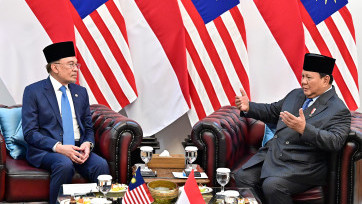 Momen Akrab Presiden Prabowo Menjamu Perdana Menteri Malaysia Anwar Ibrahim