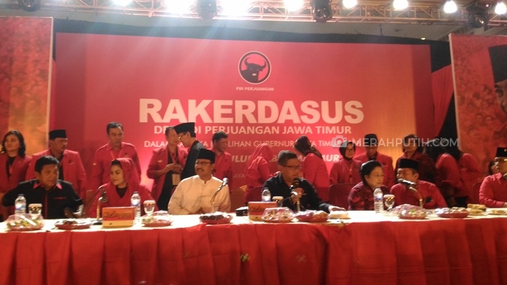 Rakerdasu Jatim, Hasto Optimis di Surabaya dan Bayuwangi PDIP Menang 80 Persen