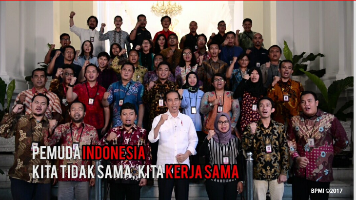 Presiden Jokowi: Pemuda Indonesia, Kita Tidak Sama, Kita Kerja Sama