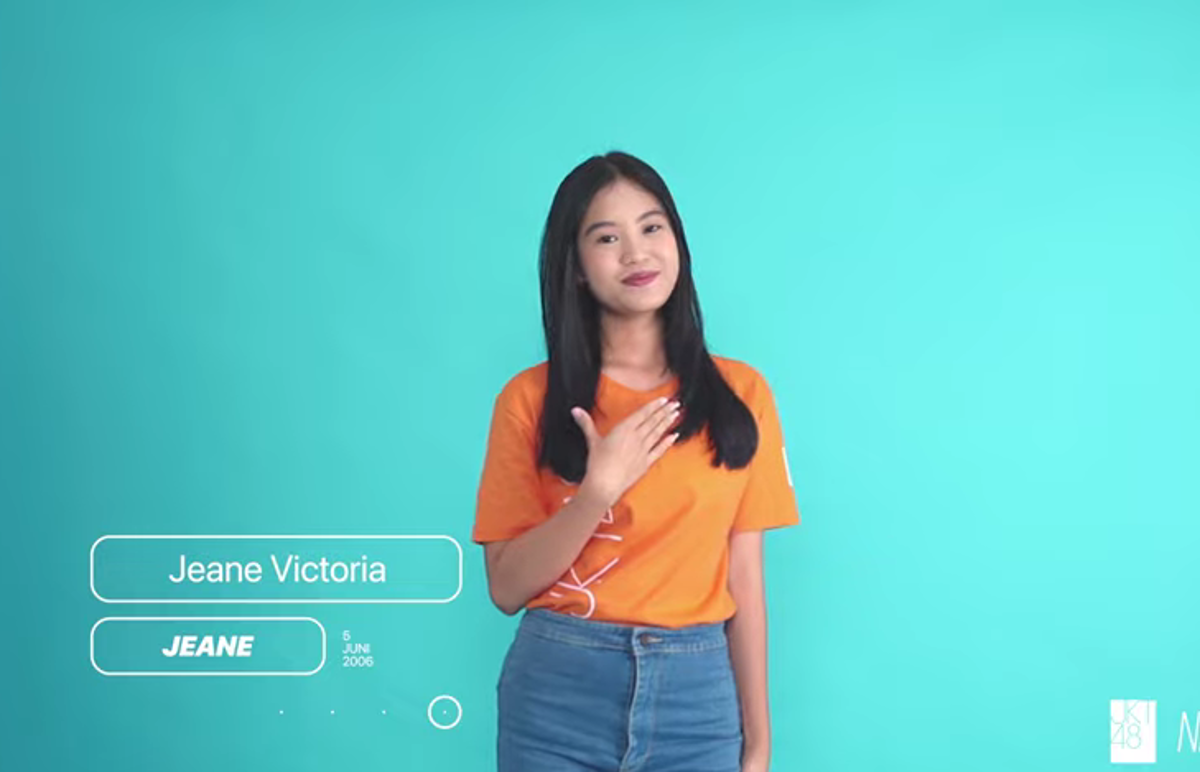 Jeane JKT48 dipecat. Foto Youtube JKT48