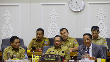 Raker Menkum dan Mendagri dengan Baleg DPR bahas RUU DKJ