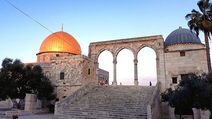 Haram ash-Sharif atau Masjid al-Aqsa merupakan salah satu tempat yang paling disucikan umat Islam terpenting. (Foto: instagram.com/carakawisata)