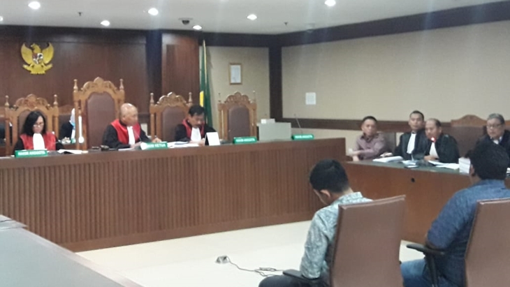 Sidang lanjutan Irwandi Yusuf di Pengadilan Tipikor Jakarta, Senin (21/1). Foto: Ist