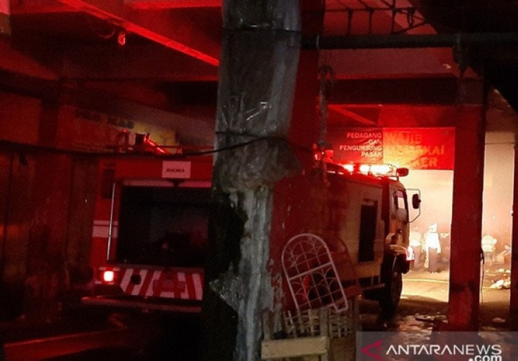 Pasar Wage Purwokerto Kebakaran