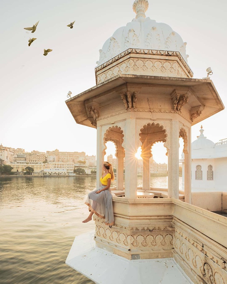 Taj Lake Palace. (Foto: instagram.com/stories.of.india)