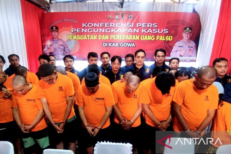 17 Tersangka Sindikat Uang Palsu di UIN Makassar Terancam Penjara Seumur Hidup