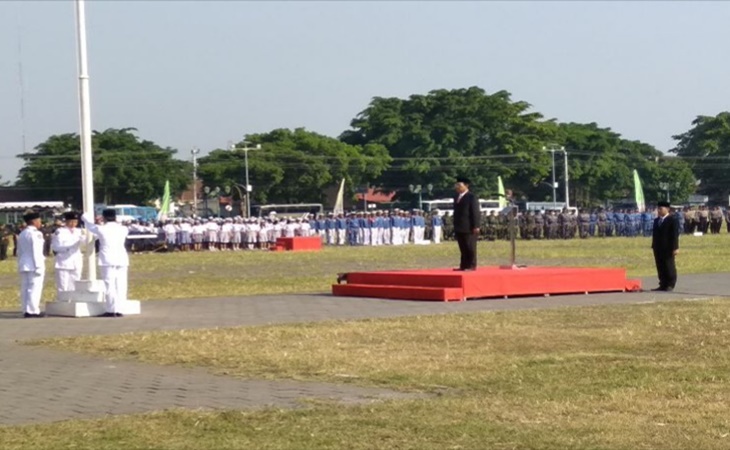 Upacara Hardiknas di Yogyakarta