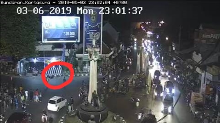 Lokasi ledakan bom bunuh diri. (Foto: Net)