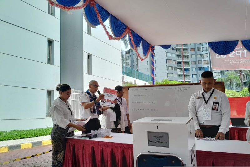 Ganjar-Mahfud Menang di TPS Kaesang Nyoblos 
