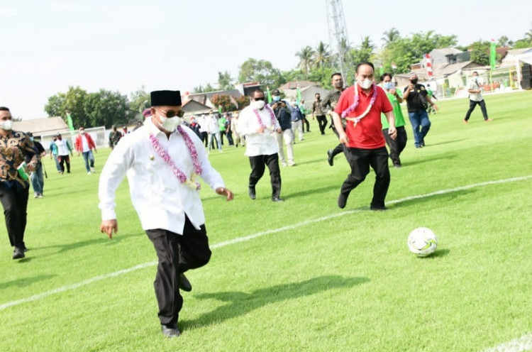 Dana Desa bikin Kabupaten Bekasi Miliki Stadion Sepak Bola Mini Standar Internasional