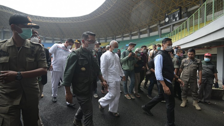 Kang Emil sebut tiga lokasi yakni Kota Bekasi, Kabupaten Bekasi dan Karawang jadi tempat rapid test COVID-19