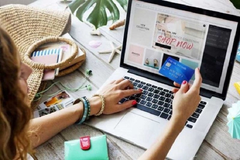 Ilustrasi belanja online. (Foto: Antara)
