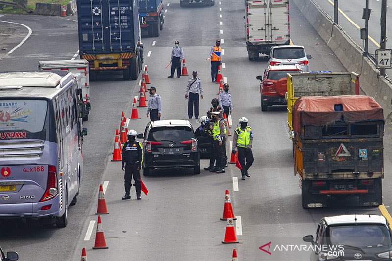 Sepekan, Polisi Putarbalik 21 Ribu Lebih Kendaraan Tanpa 'Surat Sakti ...