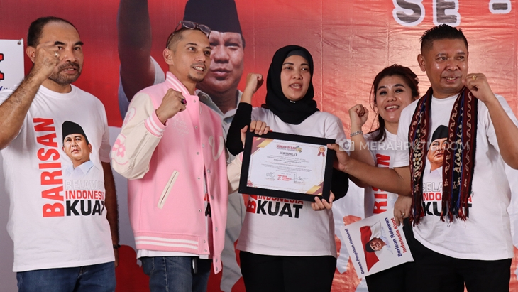 BRIK Deklarasikan Dukungan kepada Prabowo di Pilpres 2024
