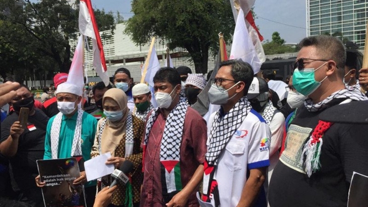 Kelompok Buruh Galang Dana untuk Perjuangan Palestina