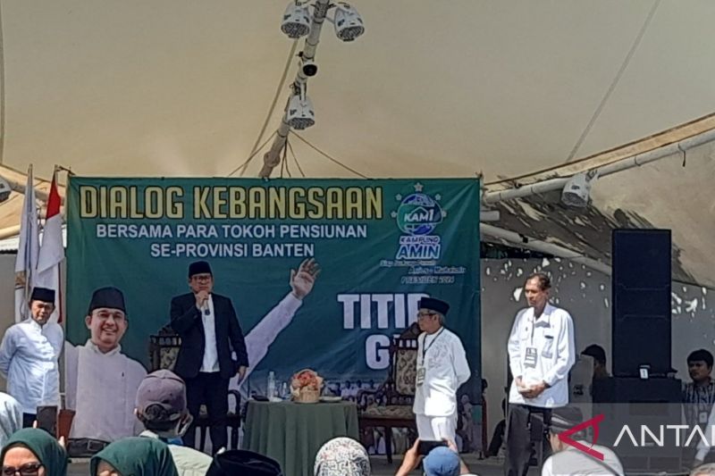Muhaimin Iskandar kampanye dan melakukan pertemuan dengan kelompok pensiunan ASN Provinsi Banten, Jumat (2/2)