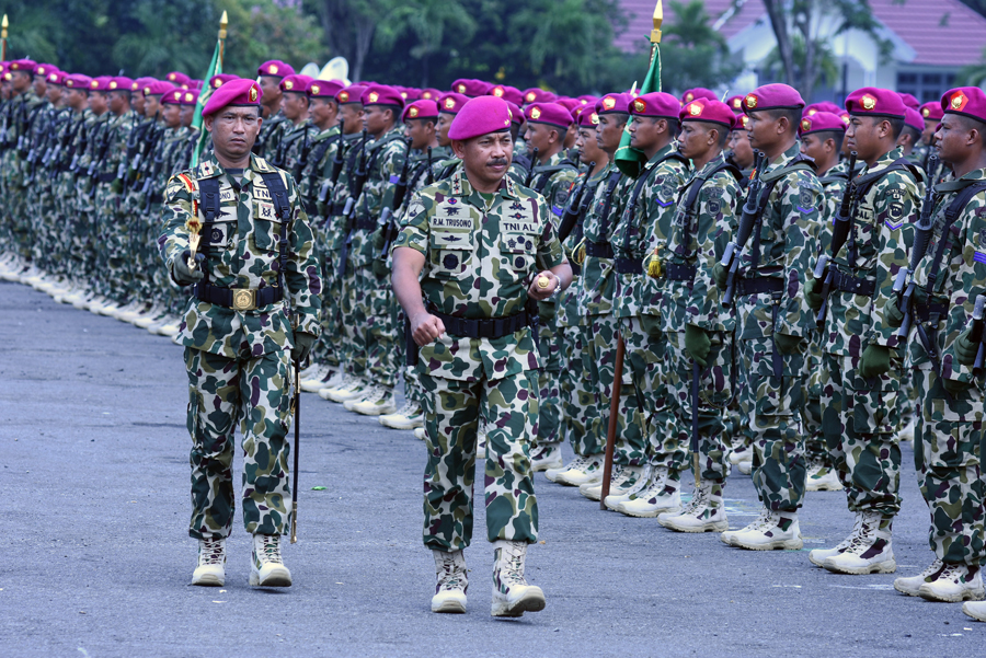 Dua Danlantamal Baru Siap Jaga Perairan Timur Indonesia