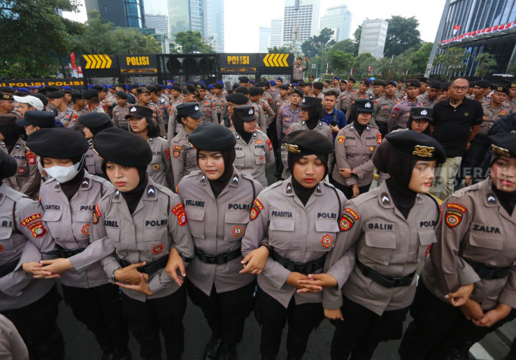 3.983 Personel Gabungan Disiagakan Amankan Aksi BEM SI di Depan DPR