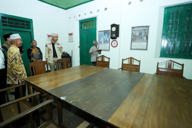 Capres Ganjar Napak Tilas di Rumah dr Radjiman Wedyodiningrat