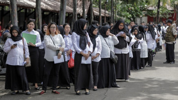 Ribuan Peserta CPNS Kota Tangerang Mengikuti Tes SKD